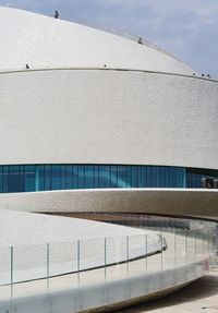 Low angle view of building against sky