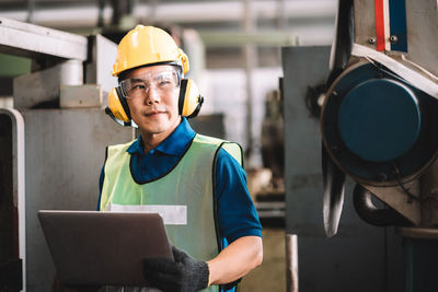 Man working on laptop