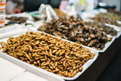 Close-up of food for sale at market stall