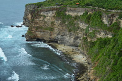 Uluwatu cliff in bali, indonesia