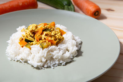 Cropped hand of person having food