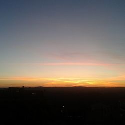 Scenic view of landscape at sunset