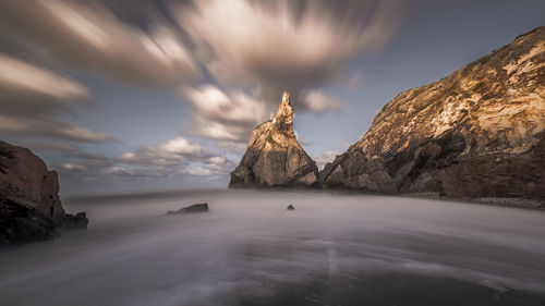 Panoramic view of sea against sky