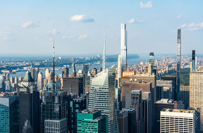 Cityscape against sky