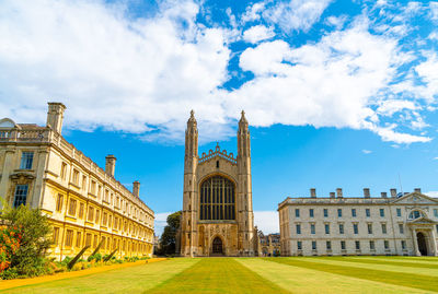 View of historic building against sky