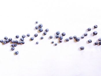 Close-up of objects over white background