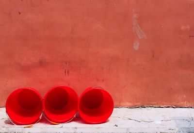 Red fire hydrant