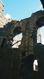 Low angle view of old building