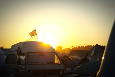 Scenic view of sunset