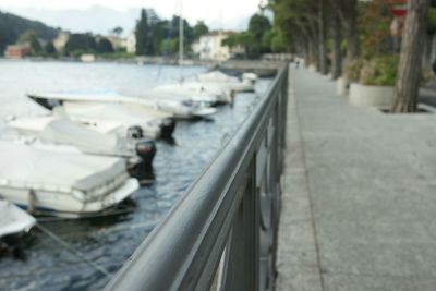 Boats in river