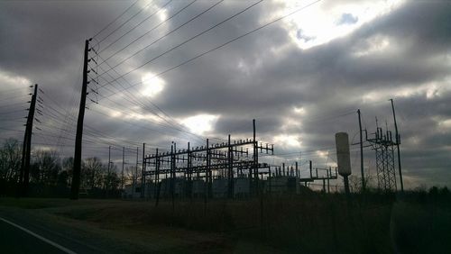 Clouds over cloudy sky