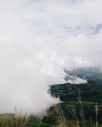 Scenic view of landscape against sky