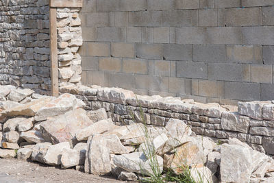 Full frame shot of stone wall