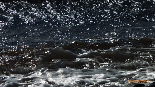 Full frame shot of sea water