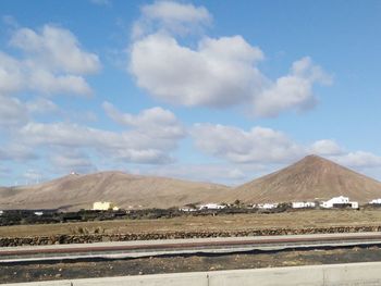 Scenic view of landscape against sky