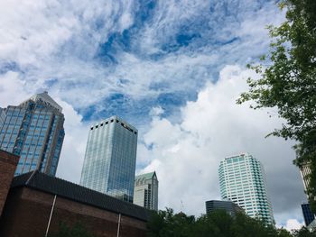 Skies above tampa bay