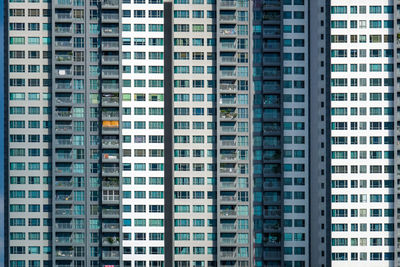 Full frame shot of modern building in city