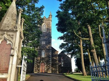 Low angle view of church