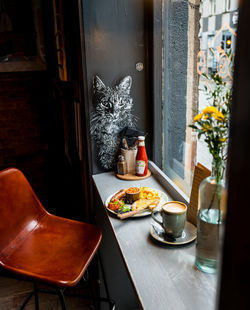 Chairs and table at home