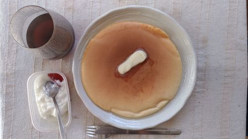 Close-up of dessert in plate