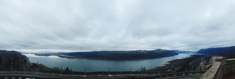 Panoramic view of sea against sky