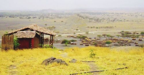 Scenic view of landscape against sky