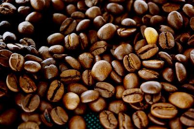 Full frame shot of coffee beans