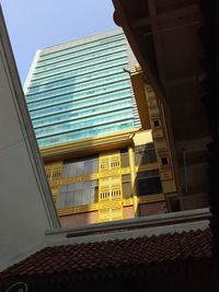 Low angle view of building against sky