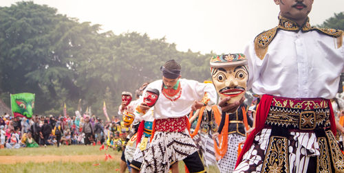 Group of people in traditional clothing