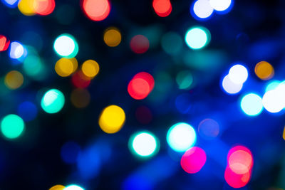 Defocused image of lights at night