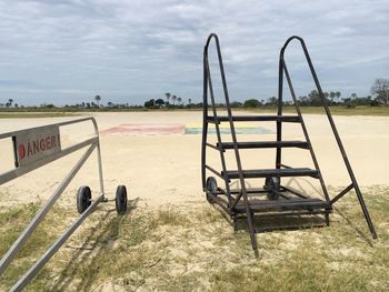 View of playground against sky