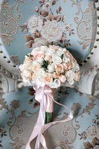 Close-up of white rose on table