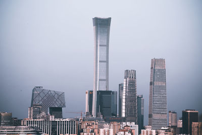 Skyscrapers in the east third ring road of beijing