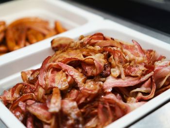 Close-up of food in plate