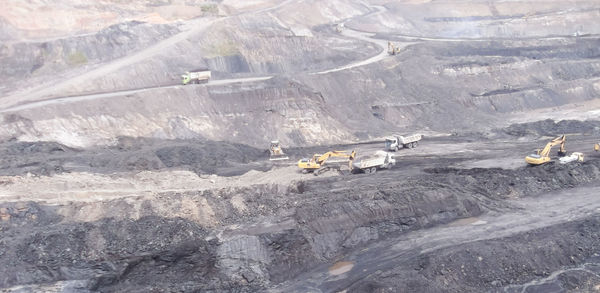 High angle view of landscape