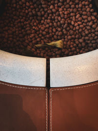 Full frame shot of coffee beans