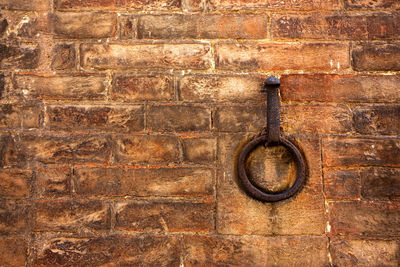 Close-up of brick wall