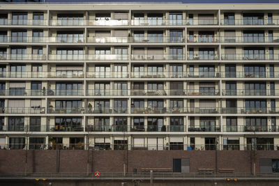 Full frame shot of residential building