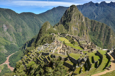 Aerial view of a mountain