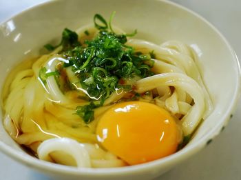 Close-up of served food