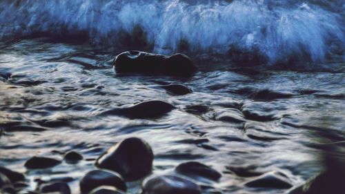 Close-up of water in sea