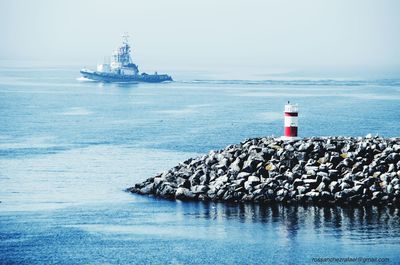 Lighthouse on beach