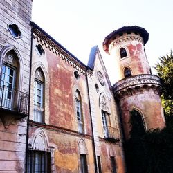 Low angle view of old building