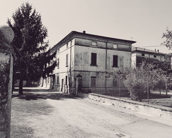 Built structure with trees in background