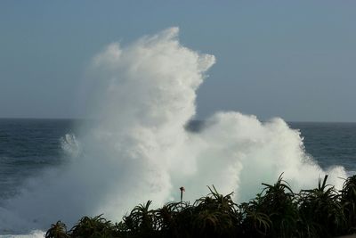 Panoramic view of sea against sky