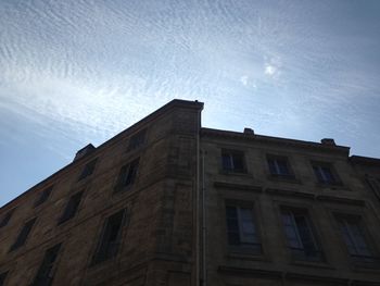 Low angle view of building against sky