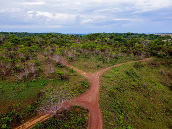 Scenic view of landscape against sky