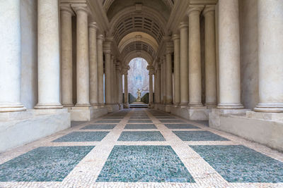 Corridor of historic building