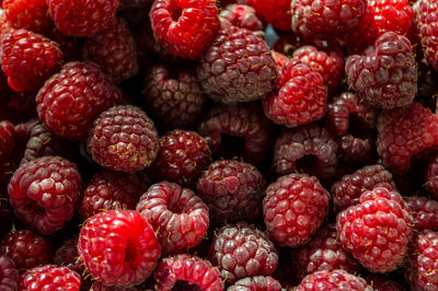 Full frame shot of strawberries