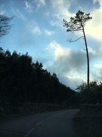 Road passing through landscape